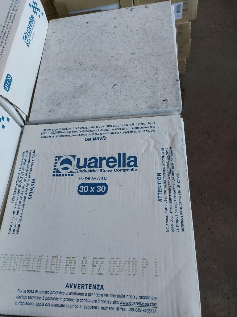 Vloertegels Quarella composiet, Ophalen, Overige materialen, 30 cm of meer, Nieuw