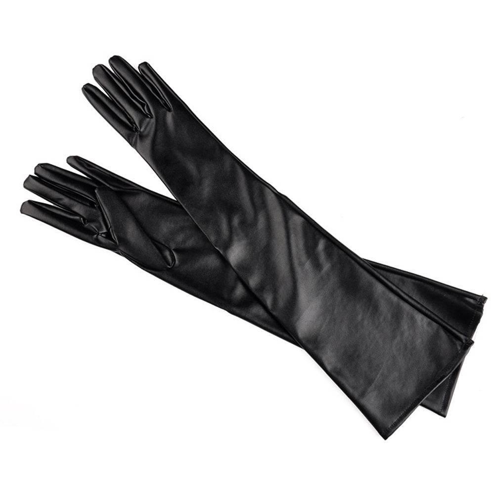 Leer look handschoenen (sexy elleboog zwart leren fetish), Kleding | Dames, Verzenden, Nieuw, Handschoenen