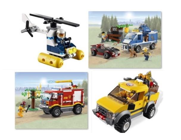 Lego City 5 sets hulpdiensten | zgan, City, Lego, Ophalen of Verzenden, Zo goed als nieuw