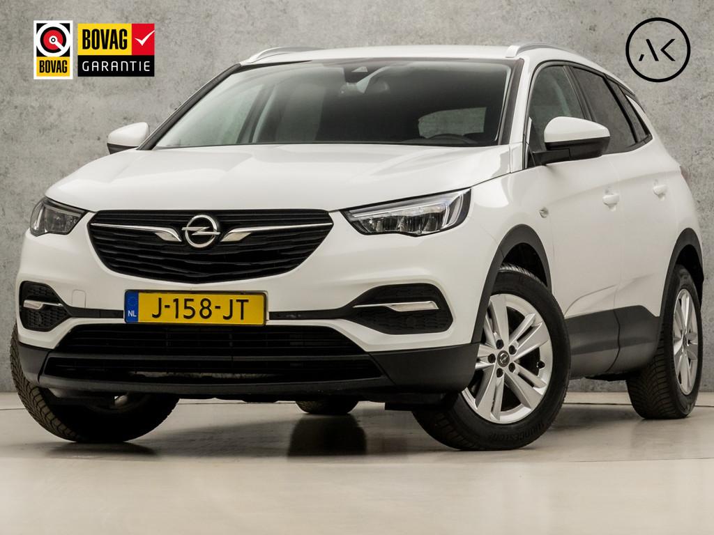 Opel Grandland X 1.2 Turbo Sport 131Pk Automaat (APPLE CARPL, 12 maanden, Gebruikt, 1199 cc, Leder en Stof