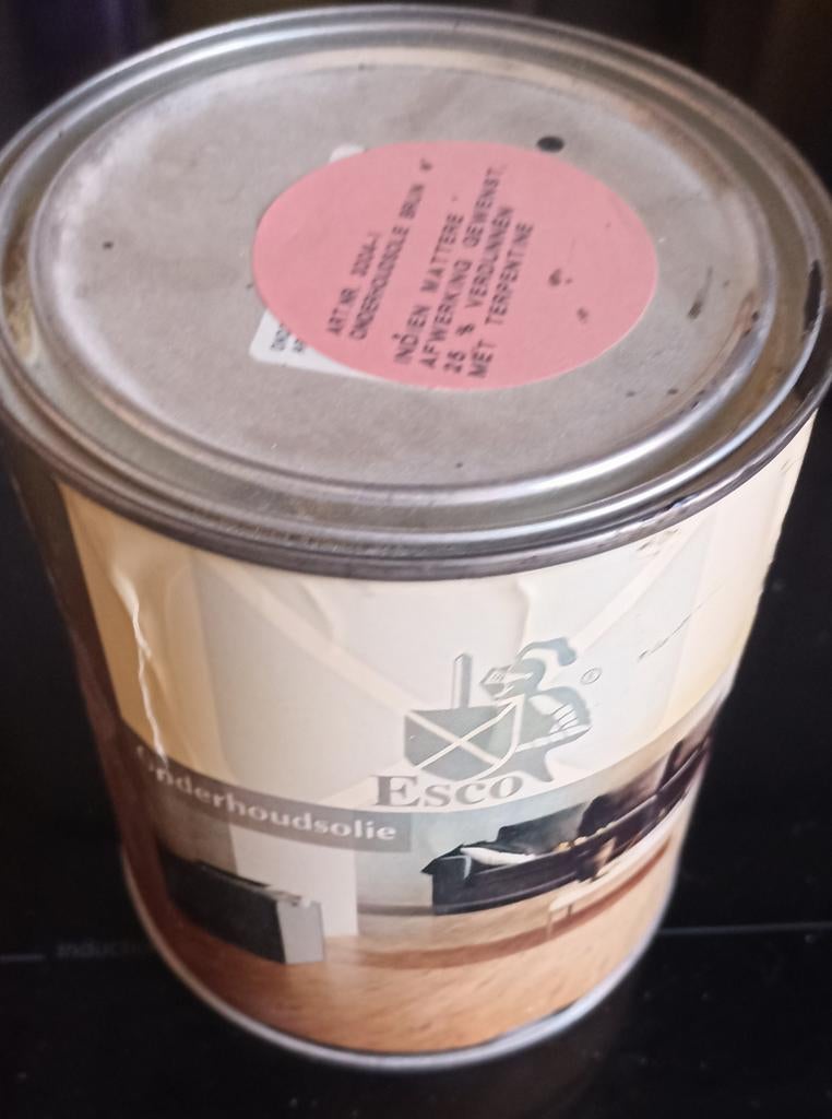 Esco Onderhoudsolie Bruin, Ophalen