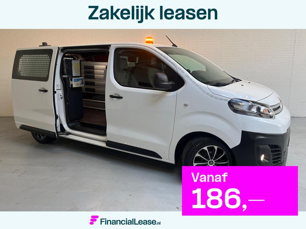 Citroen Jumpy Servicewagen 1.6 BlueHDI 95pk euro6 Club M L2H, Voorwielaandrijving, Stof, Gebruikt, Wit