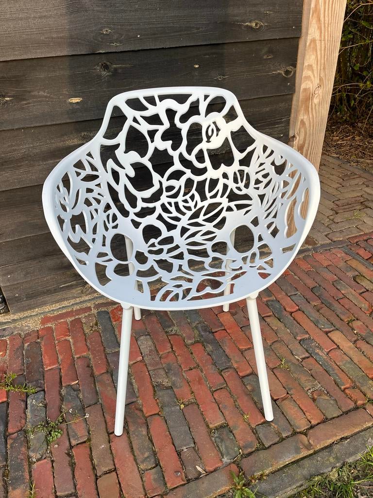 Set van 6 nieuwe armstoelen, aluminium, Ophalen, Nieuw, Aluminium, Stapelbaar