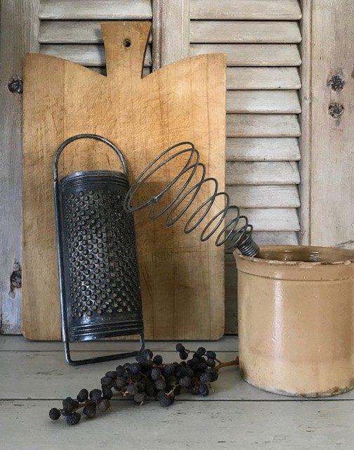 Antieke Franse rasp, Antiek en Kunst, Antiek | Keukenbenodigdheden, Ophalen of Verzenden