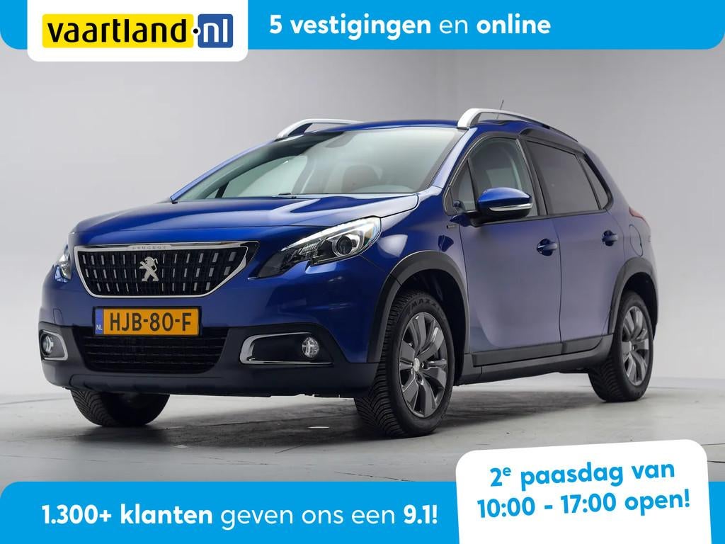 Peugeot 2008 1.2 PureTech Signature Aut. [ Navi Climate Park, 1199 cc, 1165 kg, Blauw, Bedrijf