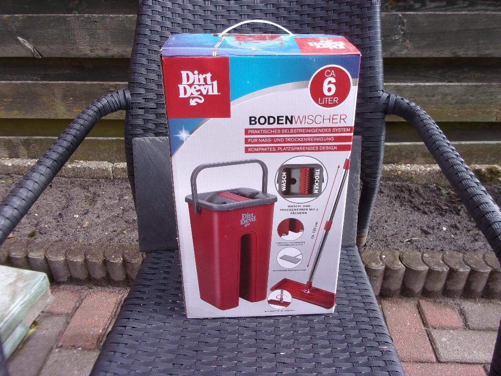 Nieuwe Dirt Devil, Ophalen, Mop of Dweil