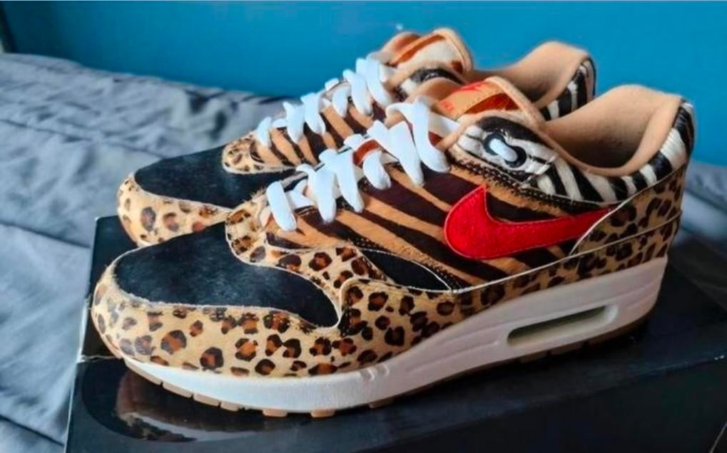 Nike air max one 1 animal dlx 2.0 us 10 eu 44 vnds, Ophalen, Overige kleuren, Nike, Sneakers of Gympen
