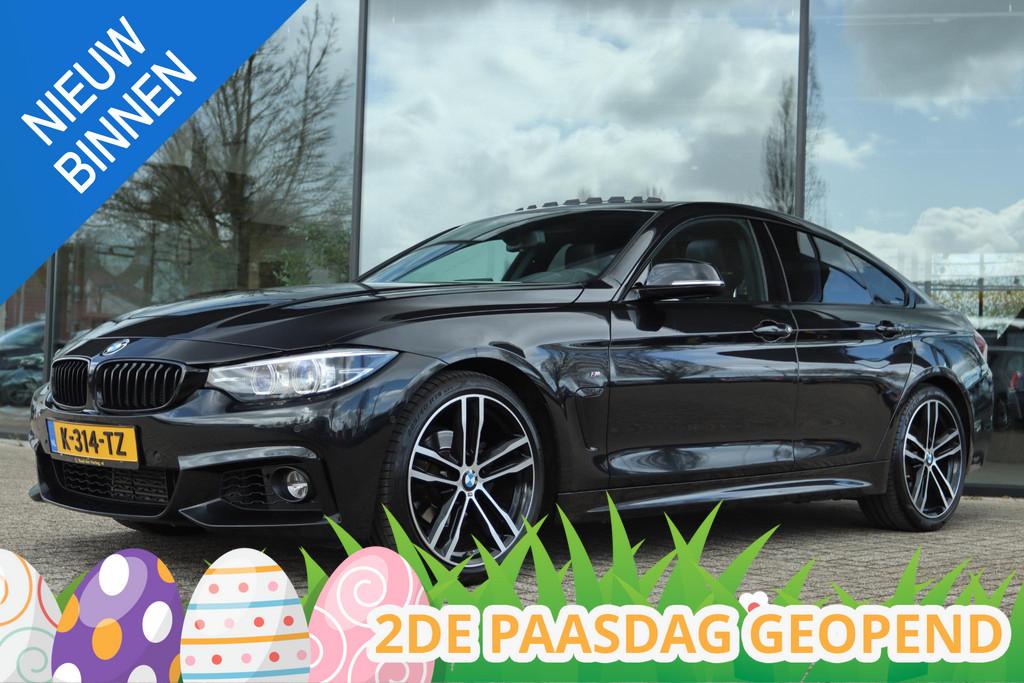 BMW 4-SERIE GRAN COUPE 418i HIGH EXECUTIVE M-SPORT | CARBON, Automaat, Gebruikt, Euro 6, Zwart