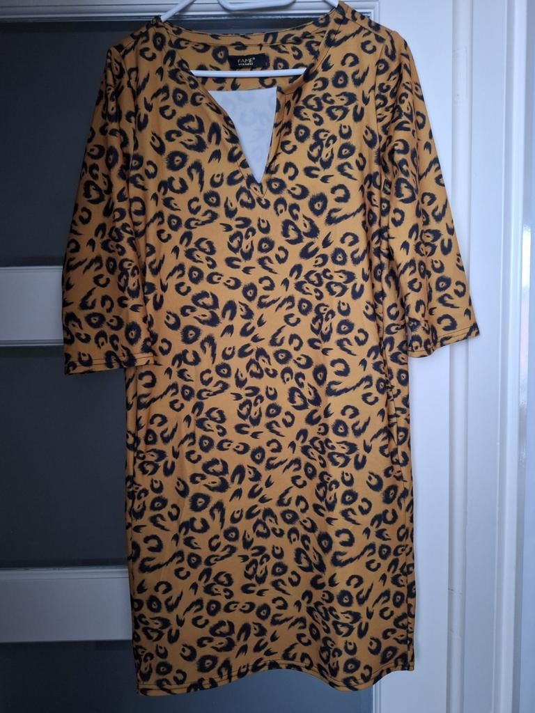 Dames zomer jurkje maat 36/38 fame, Kleding | Dames, Fame, Geel, Ophalen of Verzenden, Zo goed als nieuw