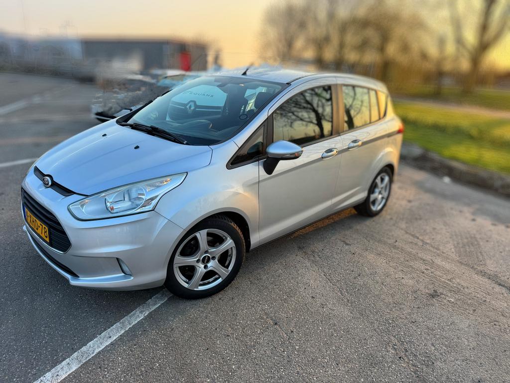 Ford B-Max 1.0 Ecoboost 74KW/100PK 2014 Grijs, Auto's, Ford, Voorwielaandrijving, 750 kg, 100 pk, Origineel Nederlands