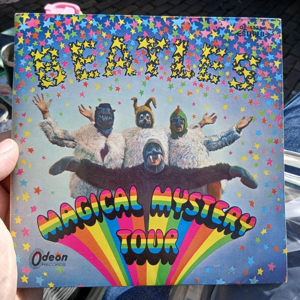 The Beatles - 2 x EP Magical Mystery Tour (Japans), Cd's en Dvd's, Vinyl | Pop, Gebruikt, 7 inch, Ophalen of Verzenden, Inclusief boekje