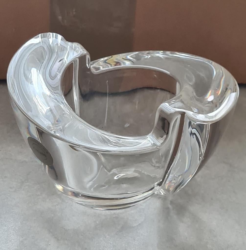 2 Mooie zware kristallen Amalfi kandelaars, Antiek en Kunst, Ophalen of Verzenden, Koper of Brons