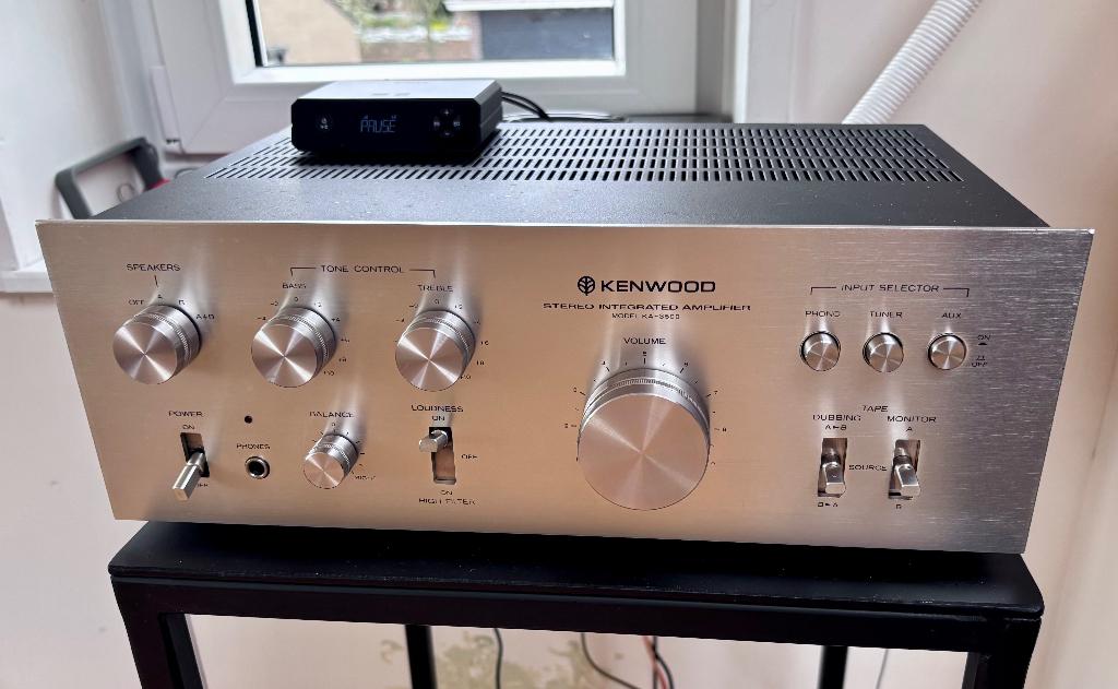 Kenwood versterker vintage, Overige merken, Gebruikt, Ophalen of Verzenden, Minder dan 60 watt