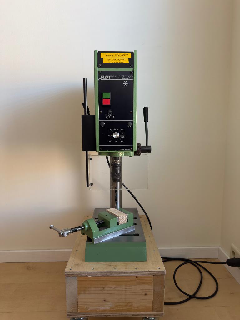 Vintage FLOTT 13 STW Electronic kolomboor kolomboormachine, Ophalen, Variabele snelheid, Zo goed als nieuw, Kolomboormachine