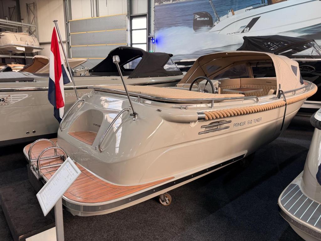 Primeur 610 Tender 2024 + 60PK Suzuki 2021!, Gebruikt, 6 meter of meer, 30 tot 50 pk, Buitenboordmotor