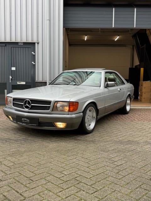 Mercedes-Benz Mercedes S-Klasse 500 SEC 1986 Grijs, Auto's, Achterwielaandrijving, 4 stoelen, Leder, Bedrijf