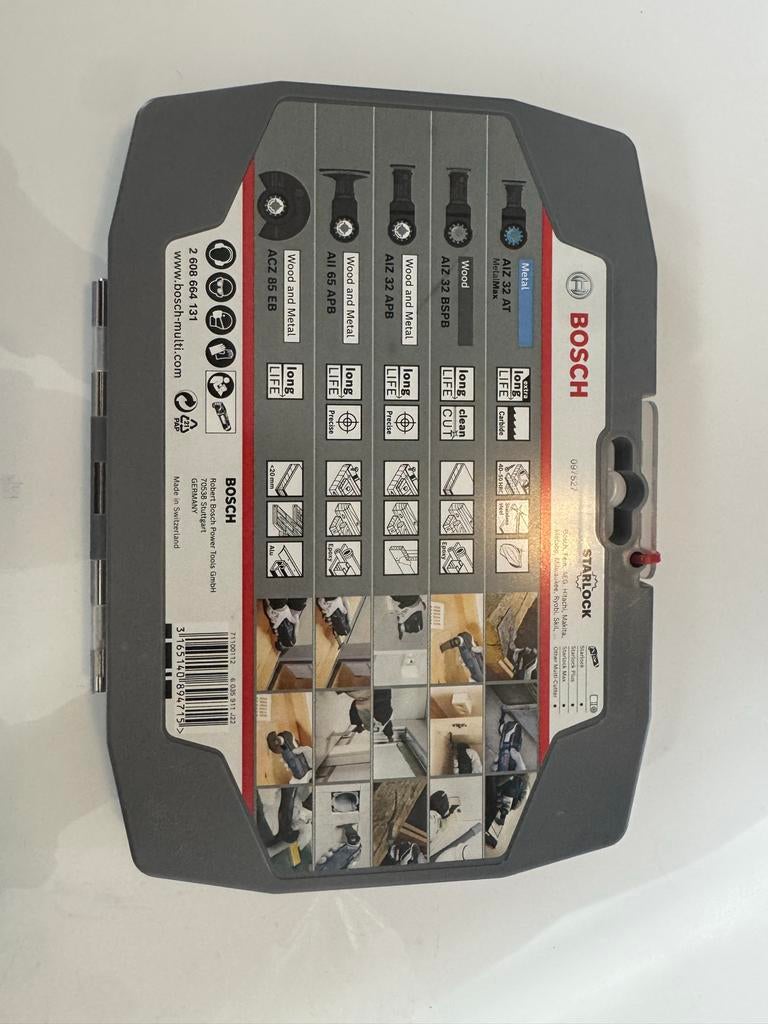 BOSCH Starlock 'Best of Cutting' Zaagbladen Set (4+1 gratis), Ophalen of Verzenden, Nieuw