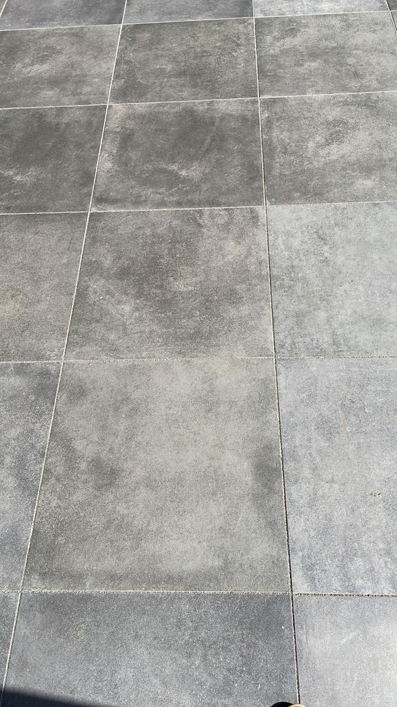 Nieuwe Keramische tegels 60x60x3 Antraciet 3,5m2, Ophalen, Keramiek, Nieuw, Minder dan 5 m²