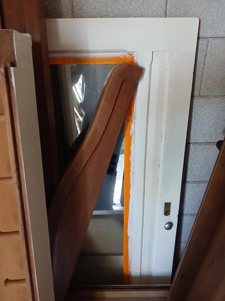 Antieke eiken houten kledingkast, Huis en Inrichting, Ophalen of Verzenden, Gebruikt, 50 tot 75 cm, 200 cm of meer
