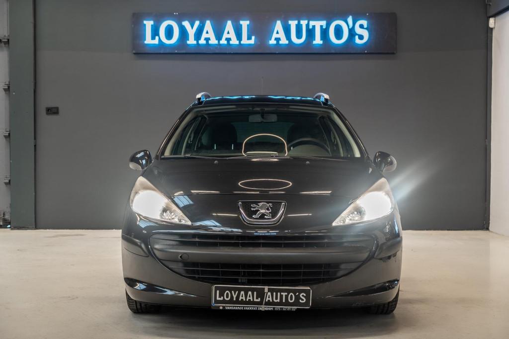 Peugeot 207 SW 1.4 VTi X-line | AIRCO | ELEK.RAMEN | TREKHAA, Auto's, Peugeot, Stof, Gebruikt, Zwart, Origineel Nederlands