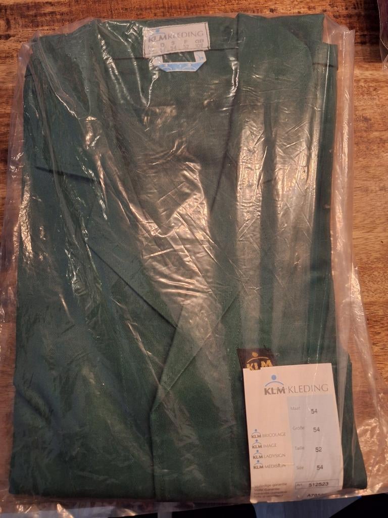 Nieuwe donkergroene KLM stofjas van Ehco. Maat 54, Ophalen of Verzenden, Nieuw, Ehco