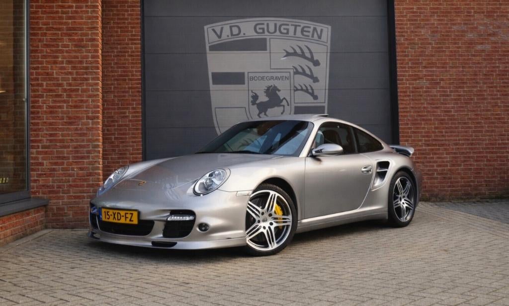 Porsche 997 Turbo - Handgeschakeld en Nederlands geleverd -, Zwart, 4 stoelen, Leder, Handgeschakeld