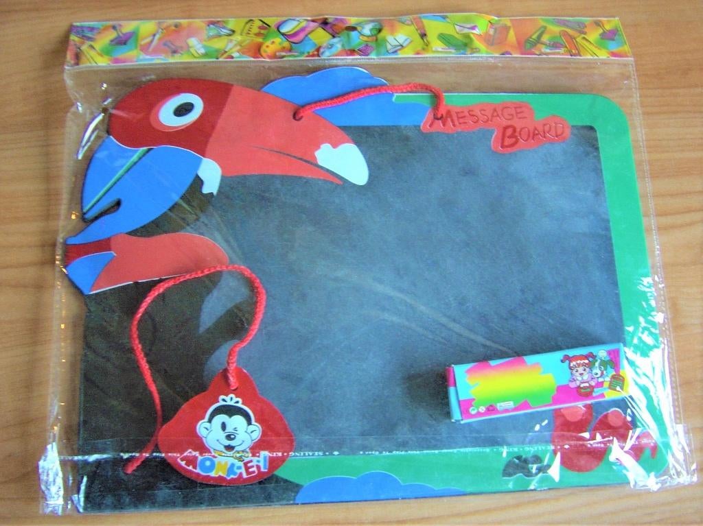 # NIEUW # schoolbordje met sponsje en krijt, Kinderen en Baby's, Speelgoed | Educatief en Creatief, Ophalen of Verzenden, Nieuw