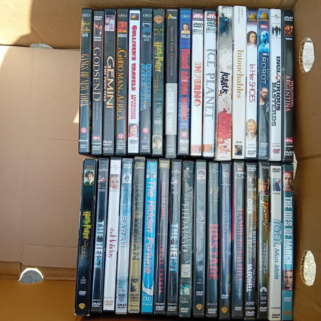 Grote collectie diverse DVD films, Vanaf 12 jaar, Ophalen, Gebruikt