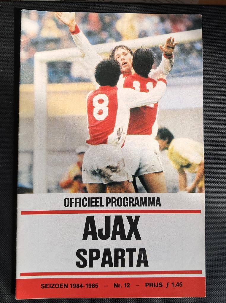 Ajax - Sparta 1984/1985, Ophalen of Verzenden, Zo goed als nieuw, Ajax, Boek of Tijdschrift