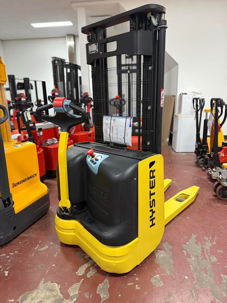 HYSTER S1.0 BJ2009 350UUR 1000KG DUPLO 2.80M NETTE MACHINE, Doe-het-zelf en Verbouw, Palletwagens en Pompwagens, Ophalen of Verzenden