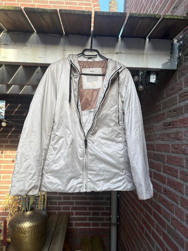 Max Mara Cube Jas - Zo goed als nieuw!, Ophalen of Verzenden, Zo goed als nieuw, Maat 36 (S), Grijs