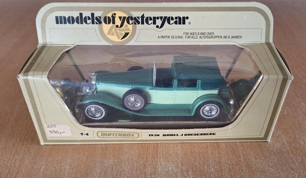 models of yesteryear, Y-4 Duesenberg 1930, Matchbox, Hobby en Vrije tijd, Modelauto's | 1:43, Ophalen of Verzenden, Zo goed als nieuw