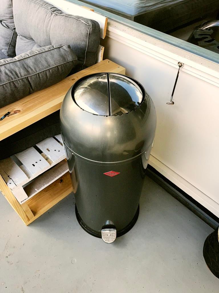 Wesco Prullenback Green Grey, 50 tot 75 cm, 40 liter of meer, Ophalen of Verzenden, Zo goed als nieuw