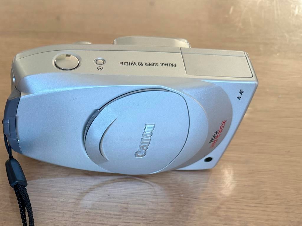 Vintage Analoog compact camera met Groothoek - Onbeschadigd, Ophalen of Verzenden, Zo goed als nieuw, Compact, Canon