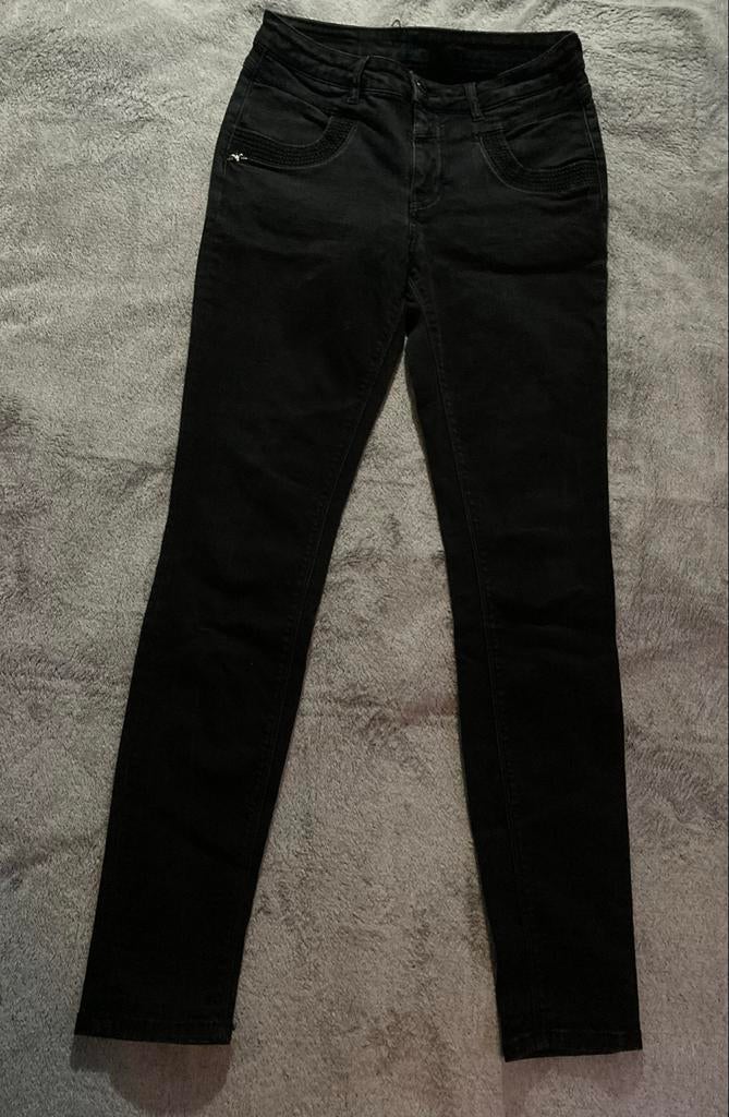 Mos Mosh Skinny Jeans - Maat 28-34 - Zo goed als nieuw, Ophalen of Verzenden, Zo goed als nieuw, Zwart, W28 - W29 (confectie 36)