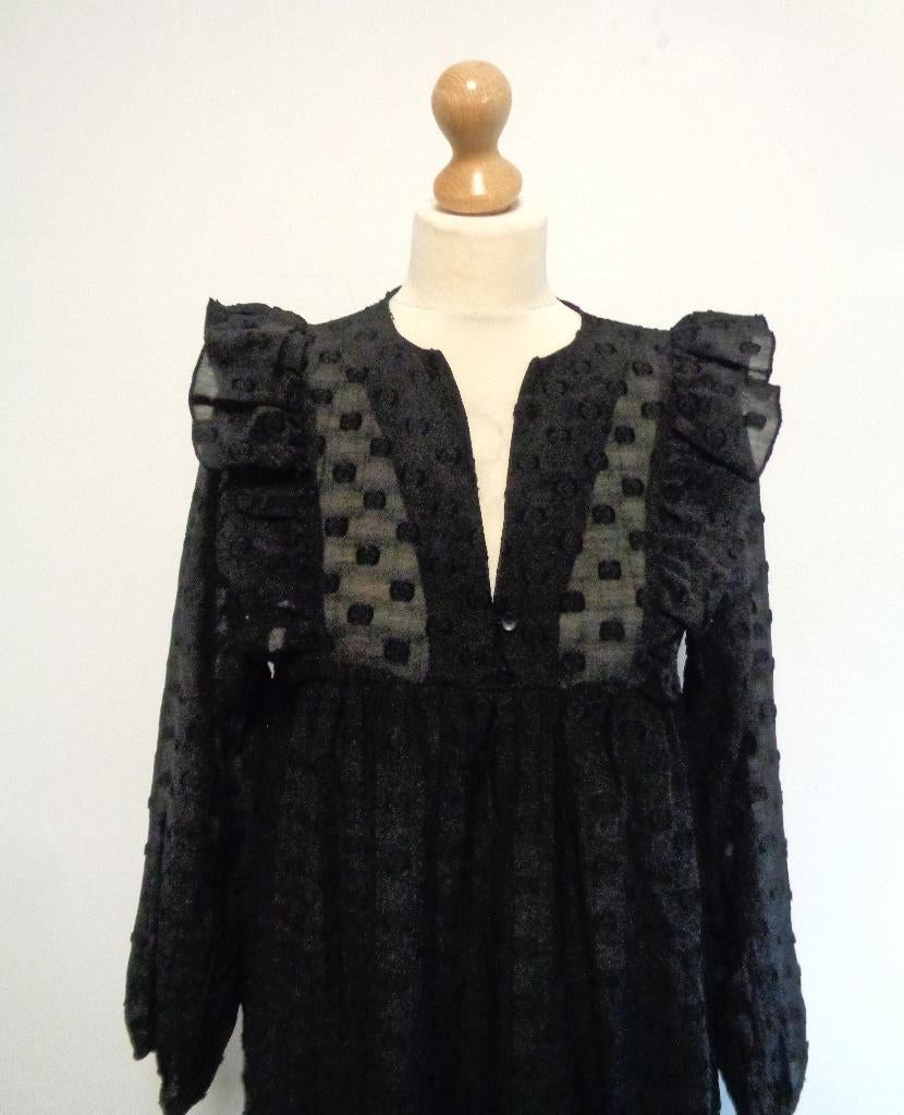 jurk by Bar, By bar, Verzenden, Zwart, Zo goed als nieuw