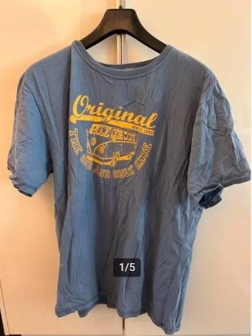 Blauwe Van One Volkswagen T1 T-shirt VW (NIEUW) XXXL, Kleding | Heren, Blauw, Nieuw, Overige maten, Ophalen of Verzenden