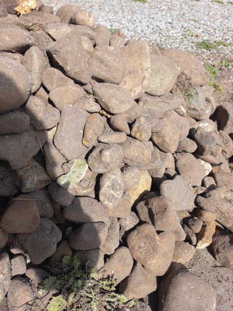 Gratis partij  kleine veldkeien., Tuin en Terras, Grind, Keien en Split, Ophalen, Overige materialen, Gebruikt, Kei