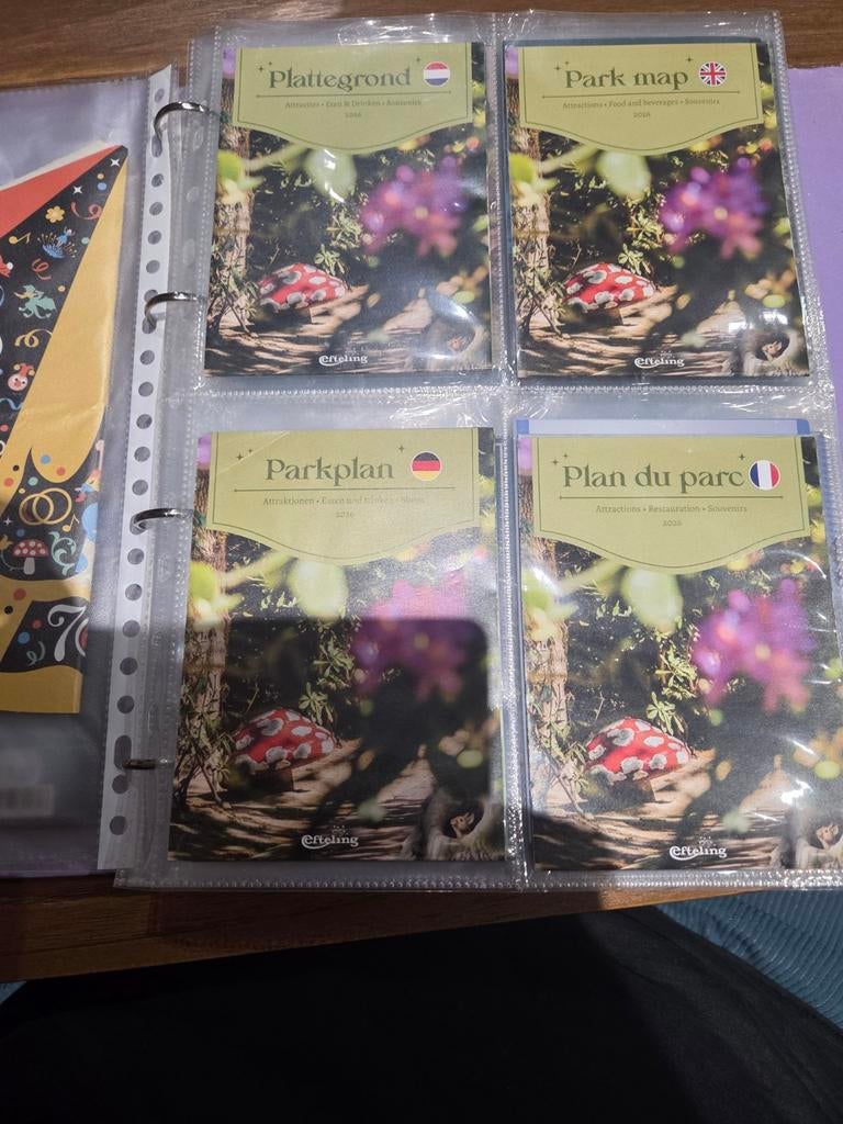 Efteling plattegronden te koop   OOK TE RUIL, Ophalen of Verzenden, Zo goed als nieuw