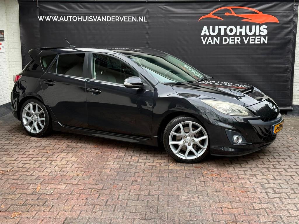 Mazda 3 2.3 DiSi Turbo MPS, Cruise/Snel/PDC/Bose, Auto's, Mazda, Euro 5, Gebruikt, 4 cilinders, Leder en Stof