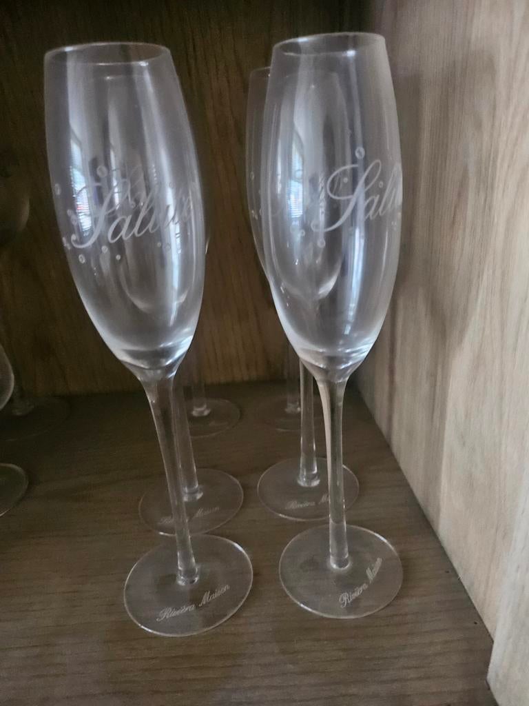 6 riviera maison glazen nieuw, Ophalen of Verzenden, Nieuw, Overige typen