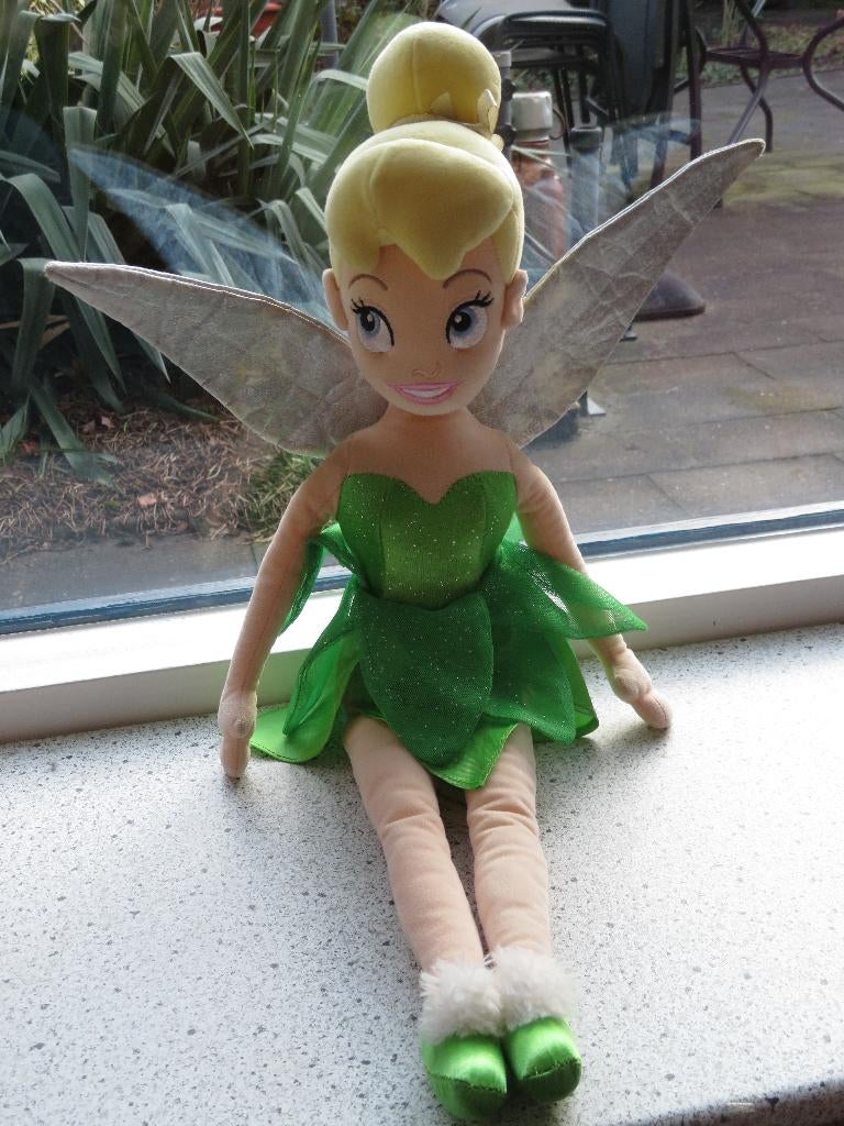 Tinker Bell Tinkerbell uit Disneyland Disney, Ophalen of Verzenden, Peter Pan of Pinokkio, Zo goed als nieuw, Knuffel