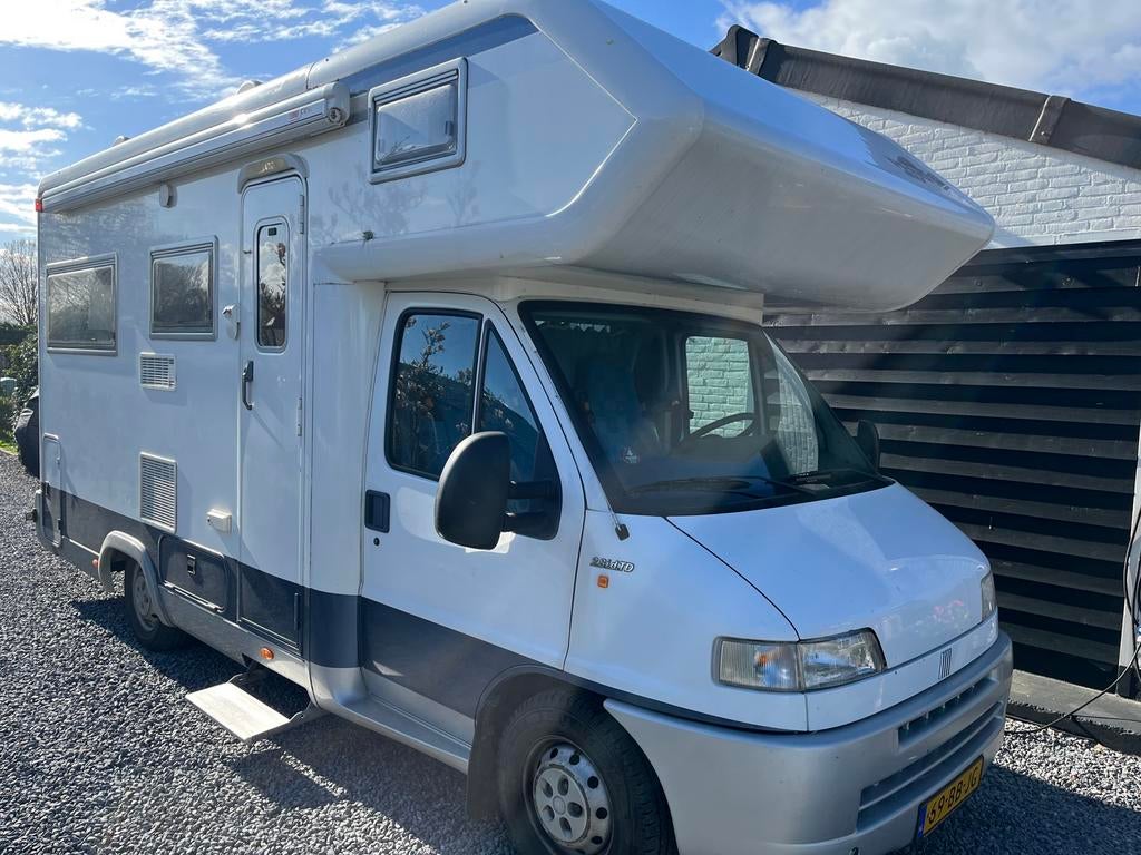 Alkoof camper opbouw Fendt op Fiat ducato 2.8 TDI, Caravans en Kamperen, Campers, Particulier, Half-integraal