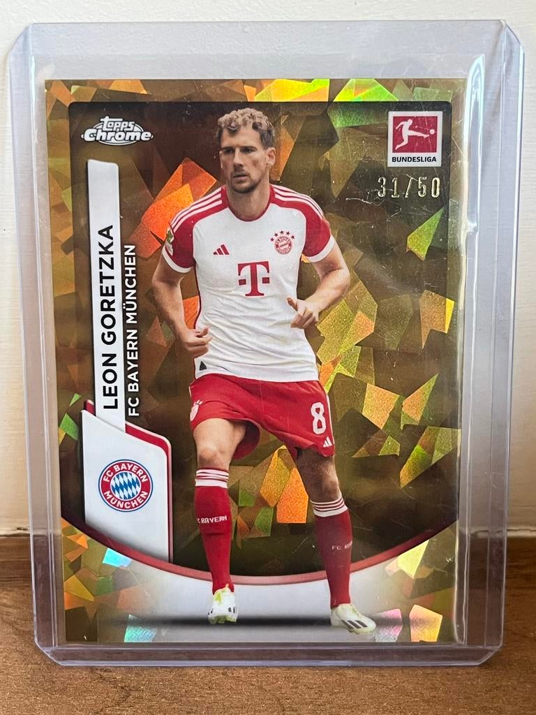 Leon Goretzka Topps Chrome /50, Ophalen of Verzenden, Zo goed als nieuw, Buitenlandse clubs, Spelerskaart