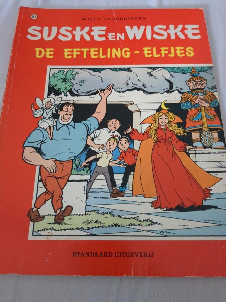Suske en Wiske: De Efteling-elfjes (1978), Eén stripboek, Ophalen of Verzenden, Gelezen, Willy Vandersteen