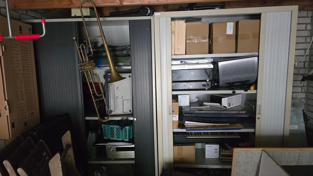 Archiefkasten met roldeuren, Gebruikt, Minder dan 100 cm, 25 tot 50 cm, 50 tot 100 cm