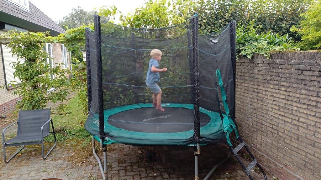 Cranenbroek trampoline 2,40 meter doorsnede, Ophalen, Gebruikt