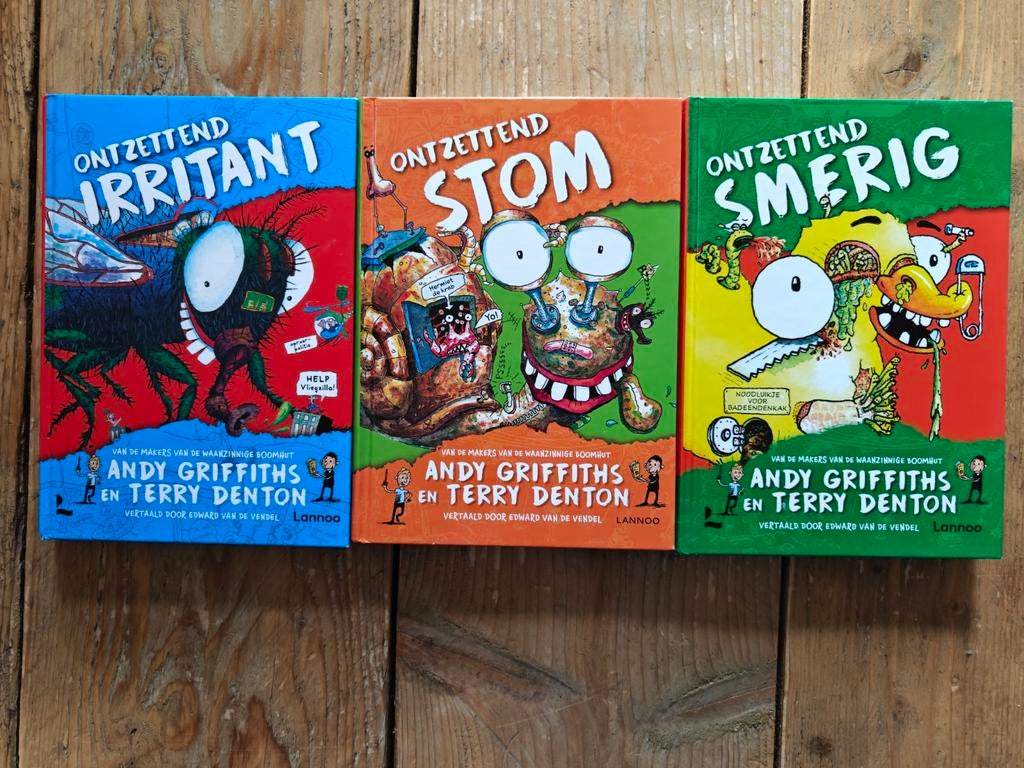 Serie: Ontzettend, van Andy Griffiths en Terry Denton., Ophalen of Verzenden, Zo goed als nieuw, Verhalen