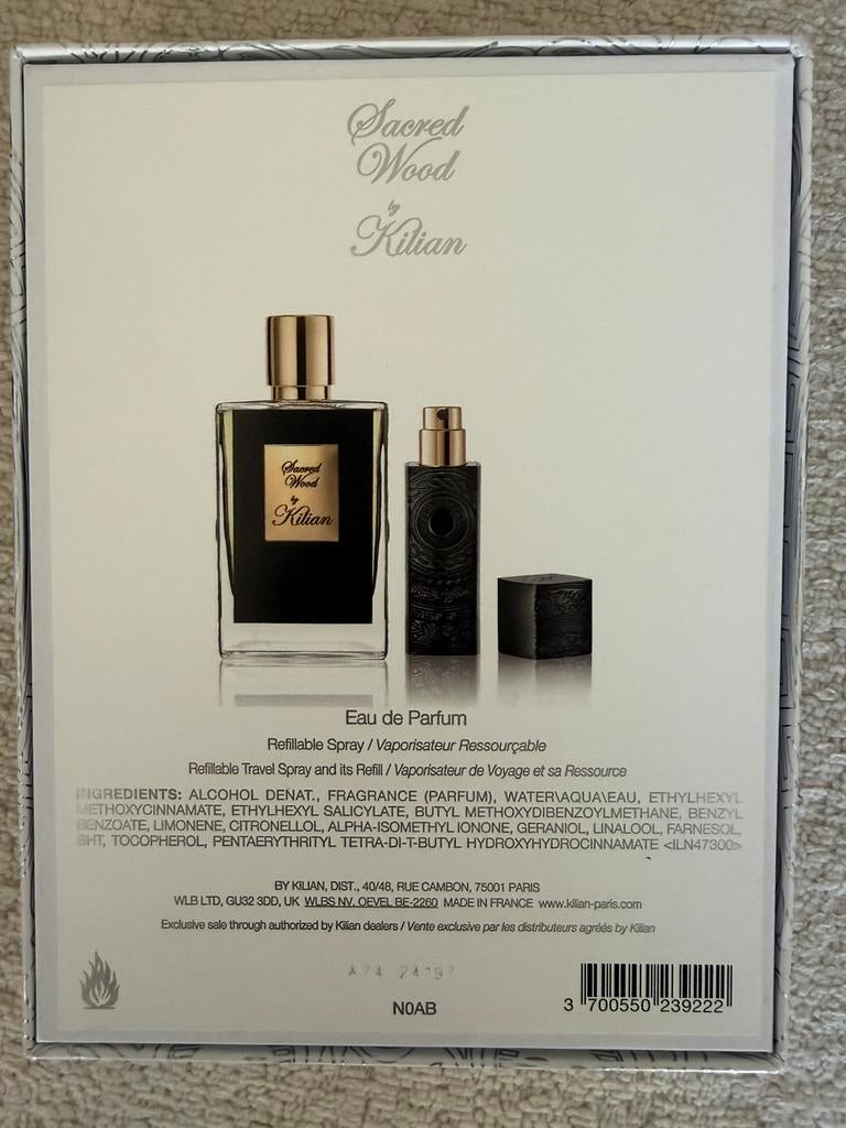 Kilian Sacred Wood niche parfum set, Ophalen, Zo goed als nieuw