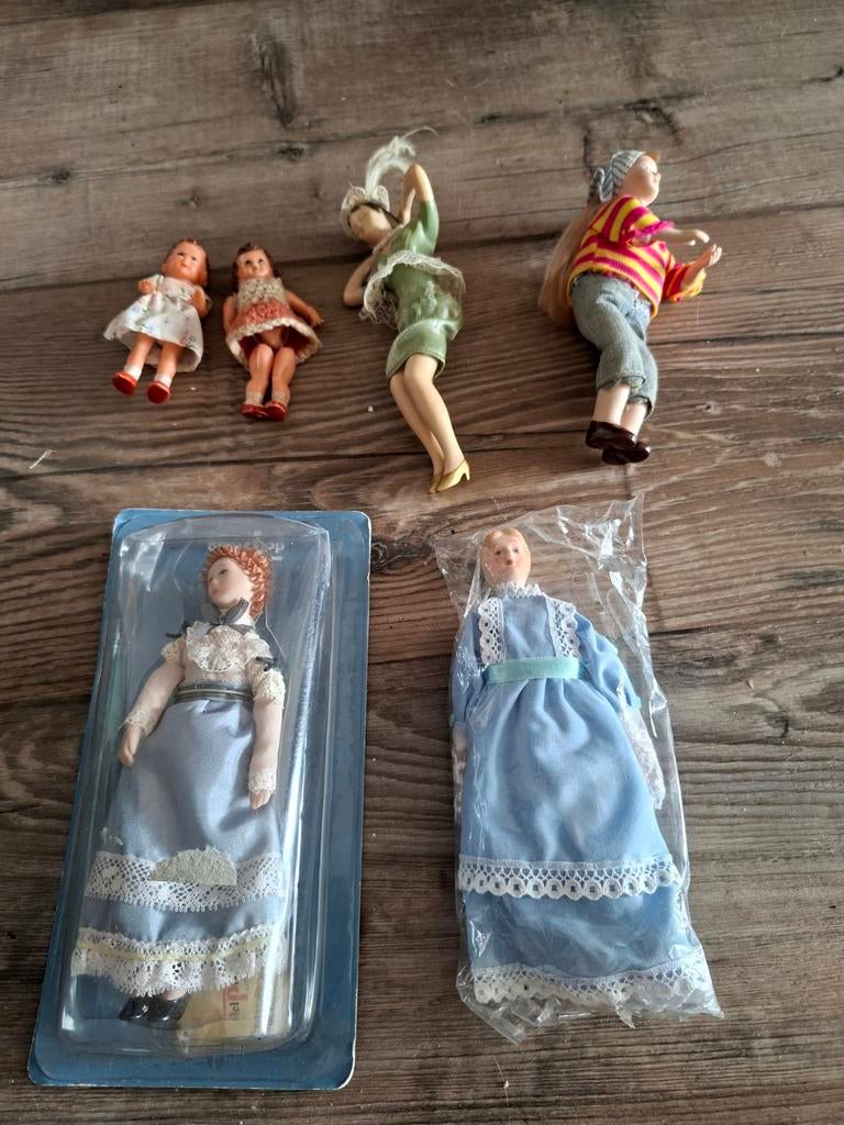 Mooie  poppenhuis spulletjes, Ophalen of Verzenden, Gebruikt, Popje